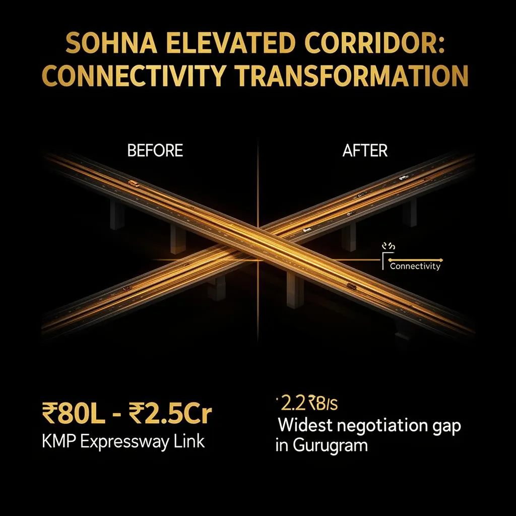 Sohna Road connectivity and appreciation analysis
